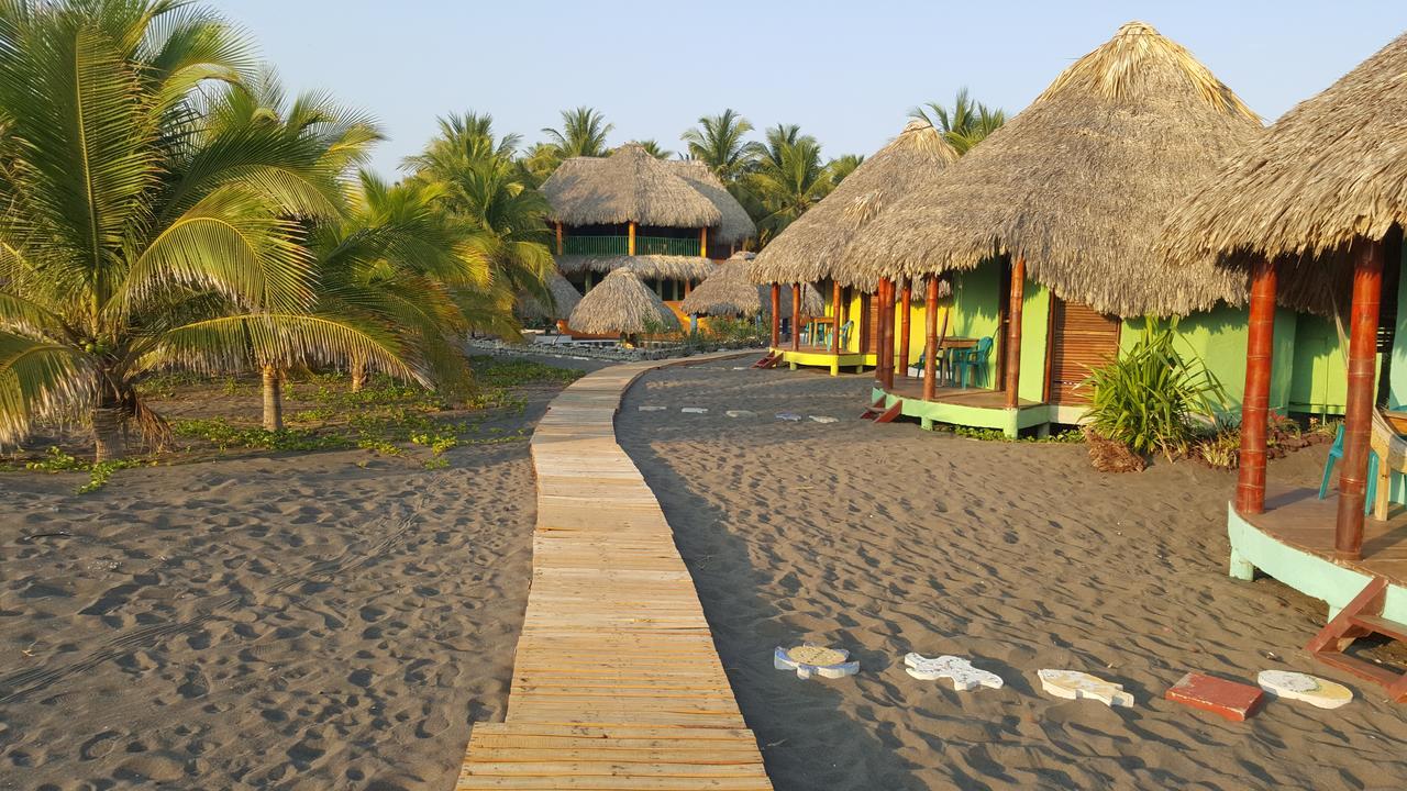 Eco-Hotel Playa Quilombo Las Lisas Buitenkant foto