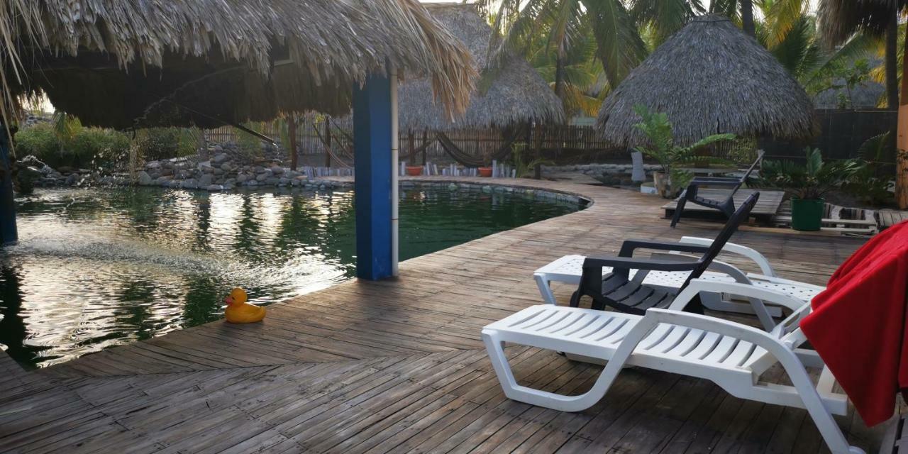 Eco-Hotel Playa Quilombo Las Lisas Buitenkant foto